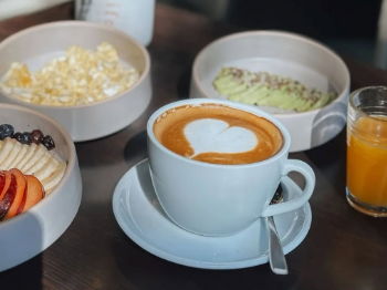 portada de un cafe